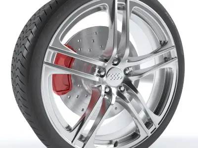 Audi R8 Wheel 3D model