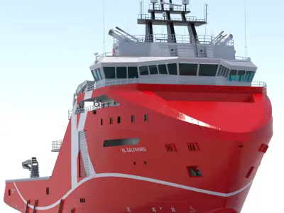 95 m AHTS Supply Vessel KL SALTFJORD 3D model