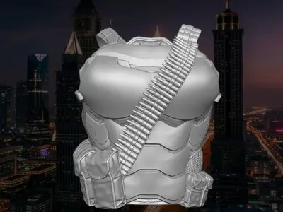 City Strike Vest 3D printable File for Action Figures 3D print model