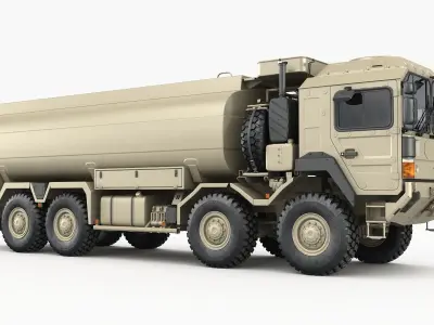 MAN HX77 tanker 3D model