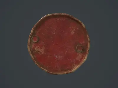 Metal barrel Free low-poly 3D model