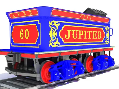 Train Tender 3D model