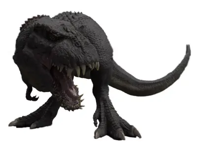 V- Rex - Vastatosaurus rex  Low-poly 3D model