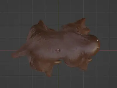 free dog model Free 3D model