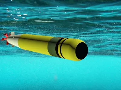 MK 46 LIGHTWEIGHT TORPEDO 3D model