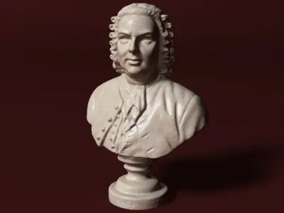 Bach Bust 3D model
