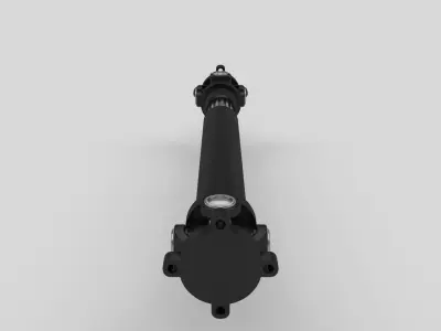 Drive Shaft Low-poly 3D model