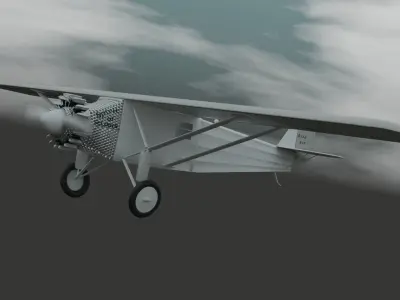 Spirit of St Louis 3D model