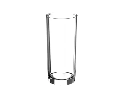 Tall Glass Free low-poly 3D model