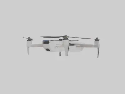 Solar Powered Drone M 1 Low-poly 3D model