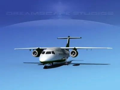 Dornier 328Jet Vermont Air 3D model