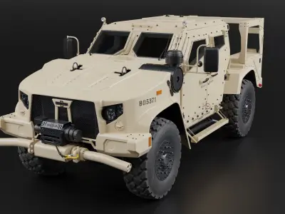 Oshkosh JLTV military vehicle 3D model