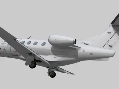 Embraer Phenom 100 Low poly Low-poly 3D model