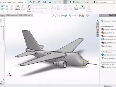 S-3 Viking  anti-submarine aircraft jet 3D print model