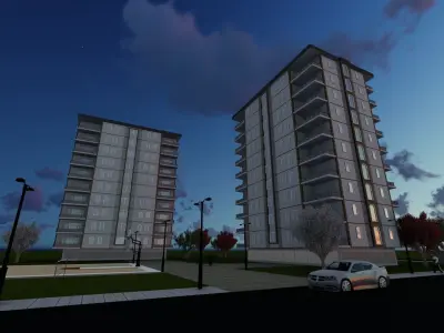 A apartment 3D model