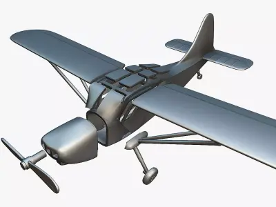 Stinson L-5 Sentinel - 3D Printable Model 3D print model