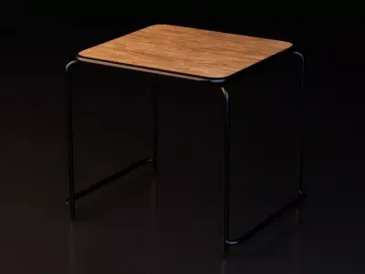Coffee Table Free low-poly 3D model buy