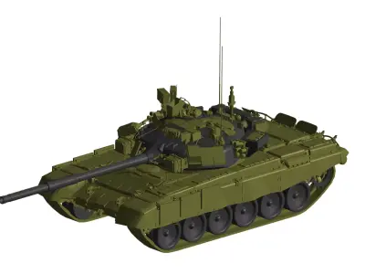 tank t 90 3D model