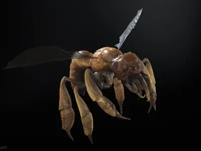 SpiderOsa Low-poly 3D model