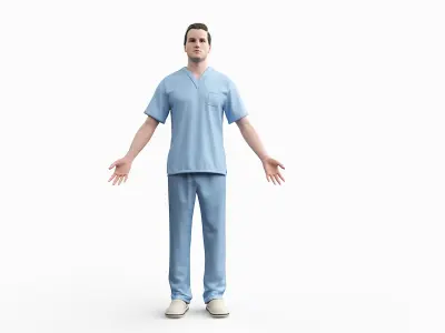 Male Nurse 3D model