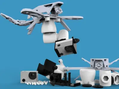 3 Axis SC Gimbal Free 3D print model