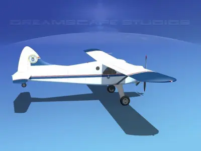 Dehaviland DH-2 Beaver SL07 3D model