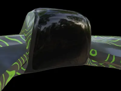 Sci-Fi Military Spaceship - Phenom G12 3D print model