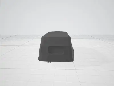 Escalade suv Low-poly 3D model