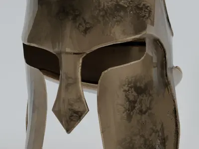 Warrior Helmet 3D Model 3D model