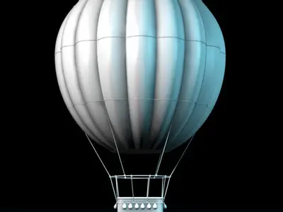 Fantasy montgolfiere 3D model