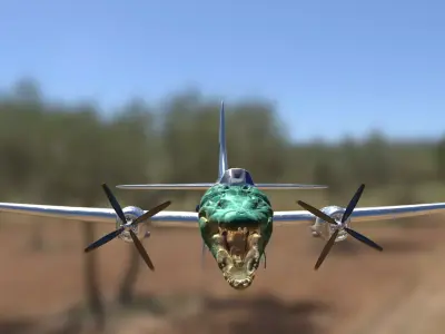 BOMBARDIRO CROCODILO 3D model