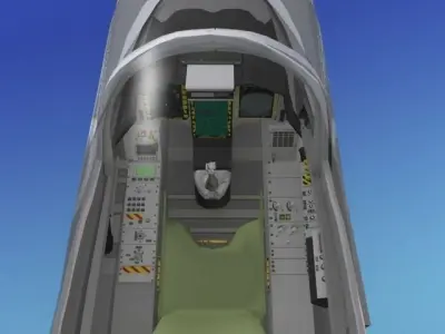 SAAB JAS 39 Gripen V09 3D model
