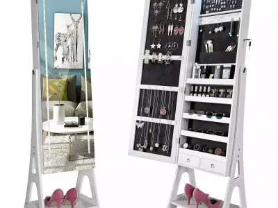Mirror Organizer Cabinet 2 3D model