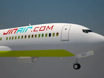 Jin Air Boeing 737 Max 8 3D model
