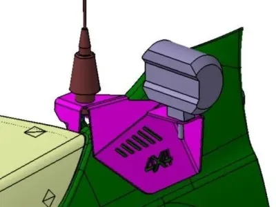 Antenna Mounting Bracket 3D model