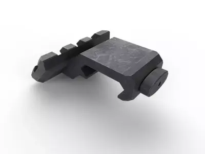 Rail Offset M01 Low-poly 3D model