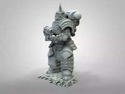 Son of the snake with Bolter 3D print model