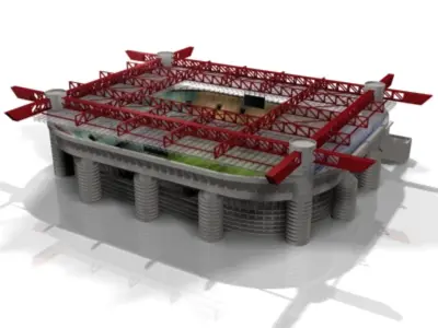 San Siro Stadium 3D model