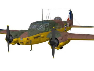 Avro Anson Mk1 early 3D model