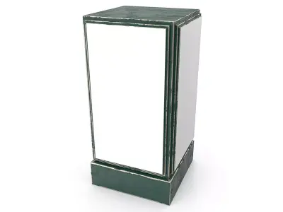 Street Advertising Billboard 15 Low-poly 3D model