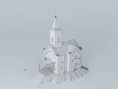 Church of St Mary in Sisak 3D model