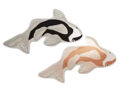 Koi rug 97x130 cm 3D model