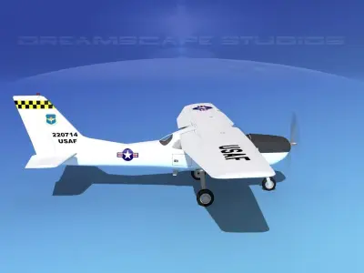 Cessna T-41 Mescalero USAF 1 3D model