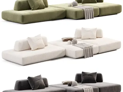 Boca Tommy Sofa Free low-poly 3D model