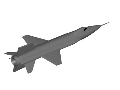 North American X-15 3D model