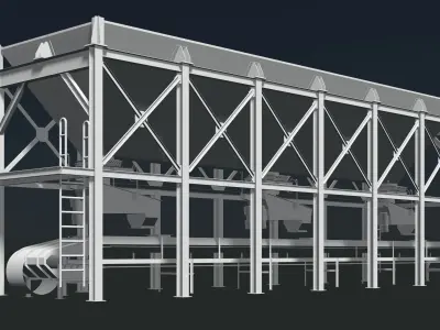 Industrial machine 24i25 3D model