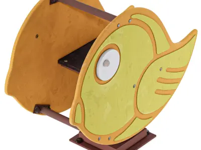 Spring Rocker Bird 3D model