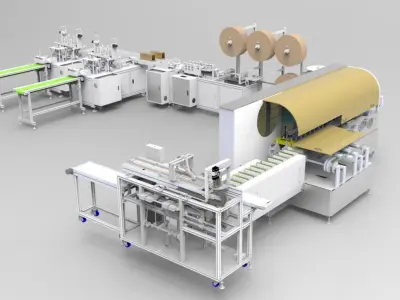 Mask machine Assembly 3D model