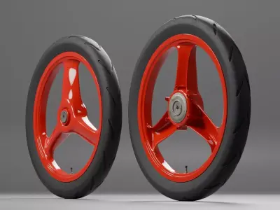Rim Peugeot 103 RCX Phase 02 extra 3D model