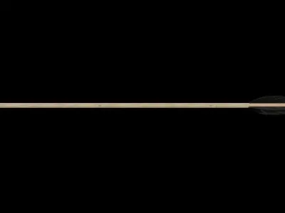 Ultra lowpoly arrow Low-poly 3D model